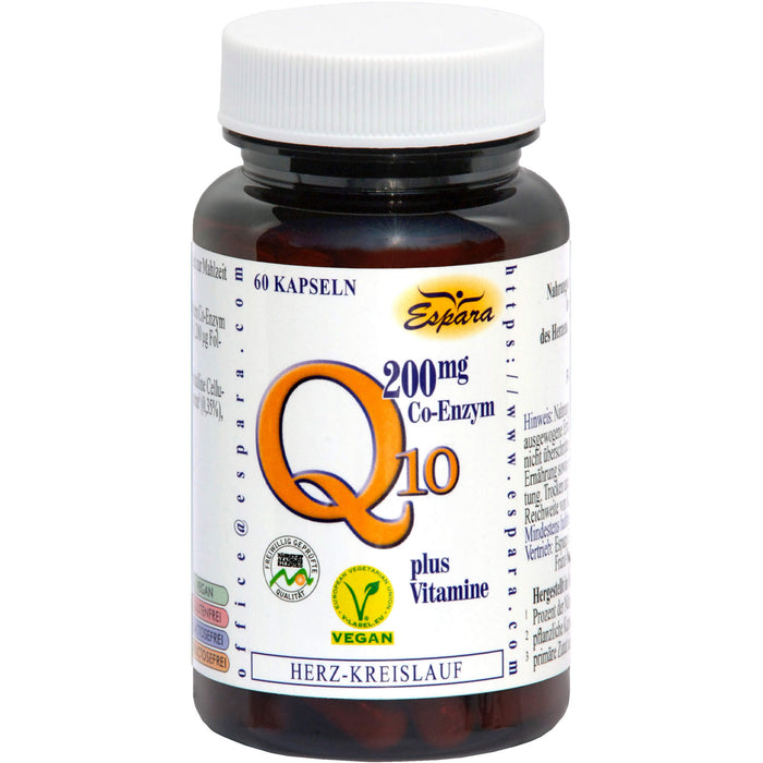 Espara Q10 200 mg Co-Enzym Kapseln, 60 pc Capsules