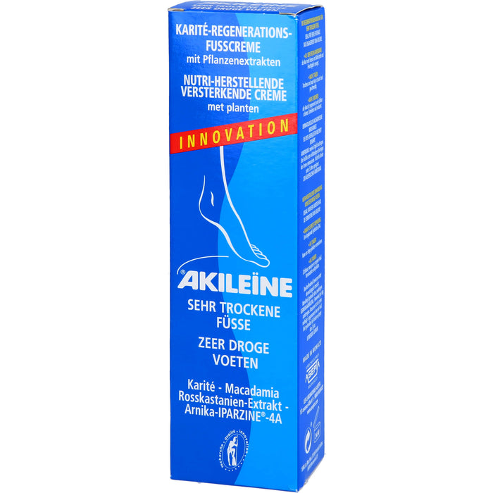 AKILEÏNE Karité-Regenerations-Fußcreme, 100 ml Crème