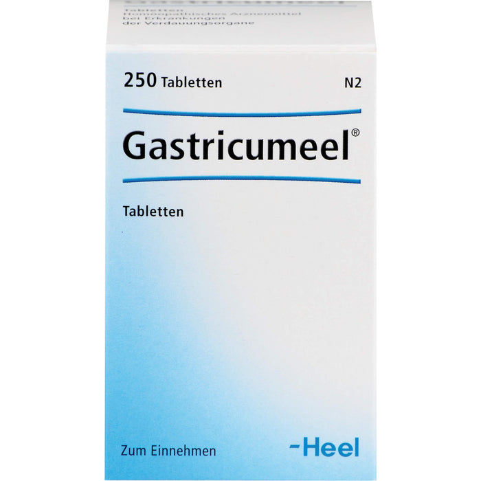 Gastricumeel Tabletten bei Erkrankungen der Verdauungsorgane, 250 pc Tablettes