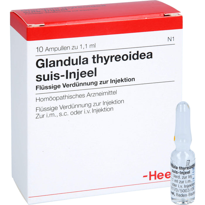 Glandula thyreoidea suis-Injeel flüssige Verdünnung, 10 pc Ampoules