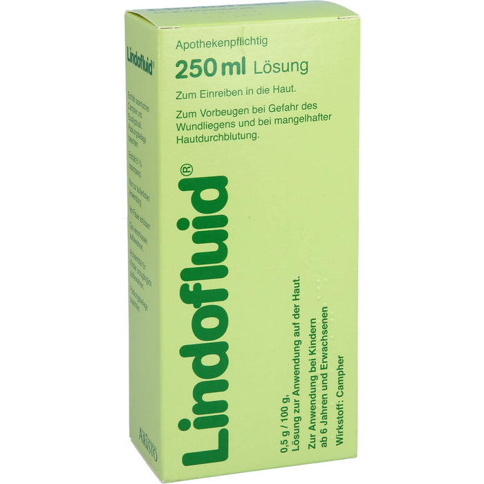 Lindofluid Lösung bei Gefahr des Wundliegens sowie mangelhafter Hautdurchblutung, 250 ml Lösung