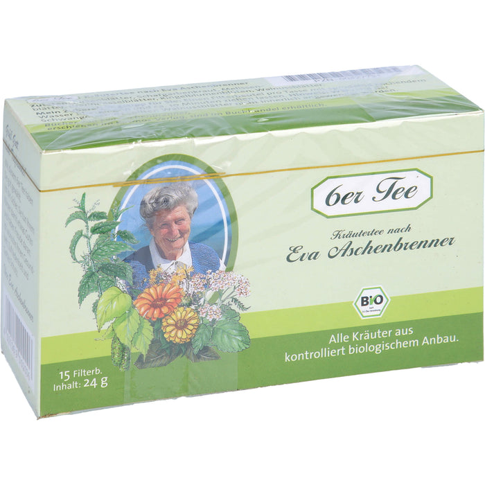 6er Tee Kräutertee nach Eva Aschenbrenner , 15 pcs. Filter bag