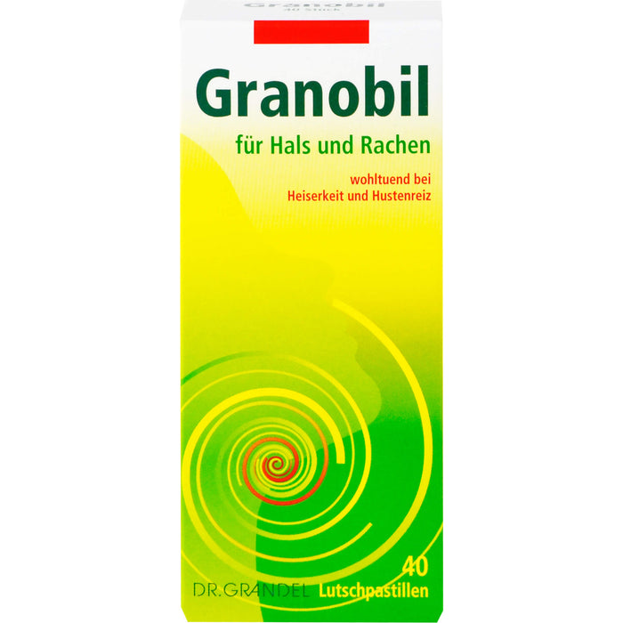 Granobil Lutschpastillen für Hals und Rachen, 40 pcs. Pastilles