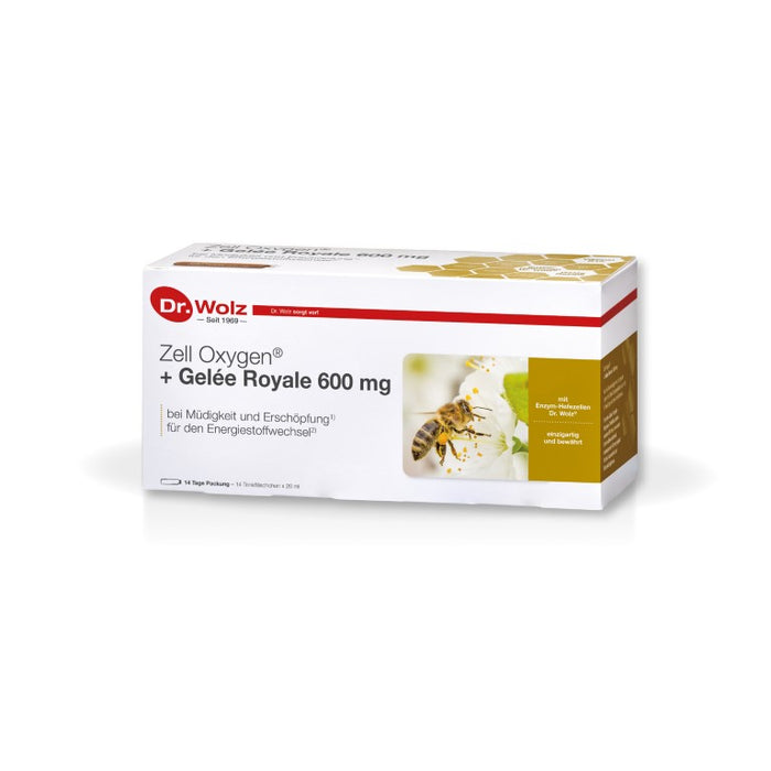 Zell Oxygen + Gelée Royale 600 mg Trinkfläschchen, 14 pc Ampoules