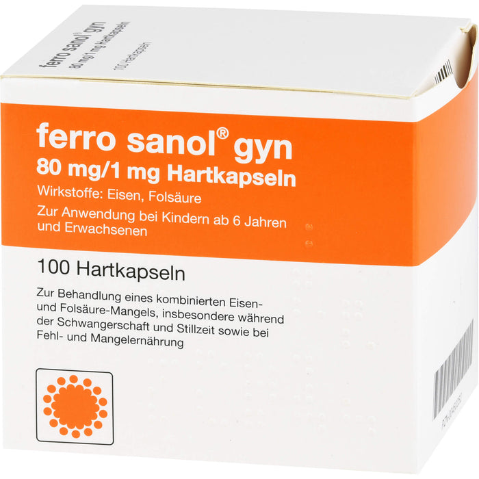 ferro sanol gyn Hartkapseln, 100 St. Kapseln