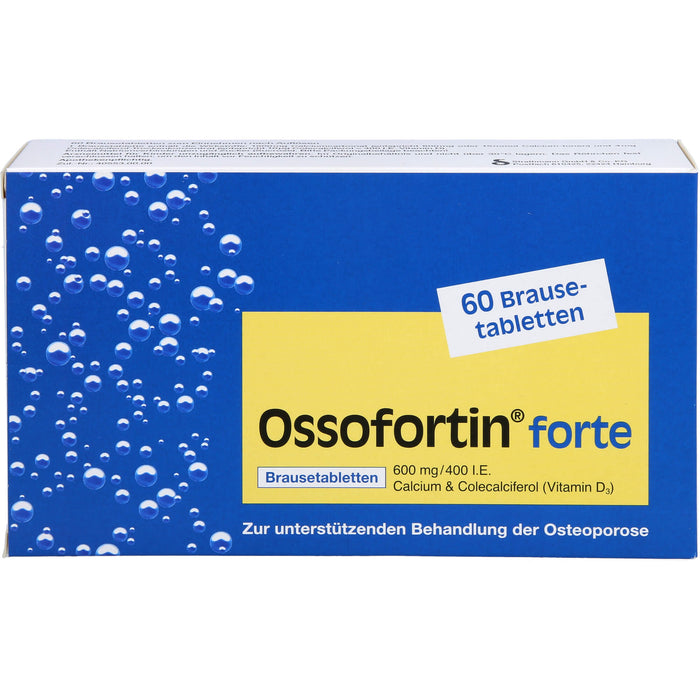 Ossofortin forte 600 mg/400 I.E. Brausetabletten, 60 St BTA