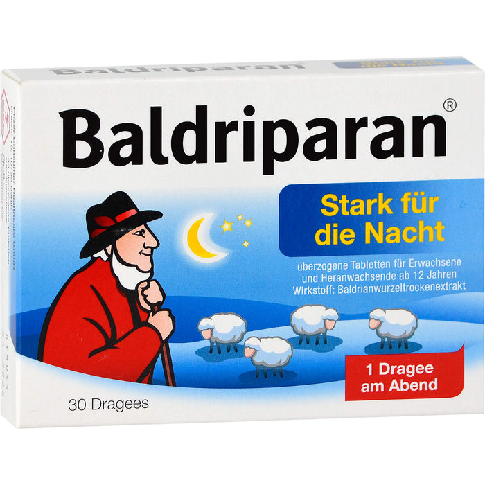 Baldriparan Stark für die Nacht Dragees, 30 St. Tabletten