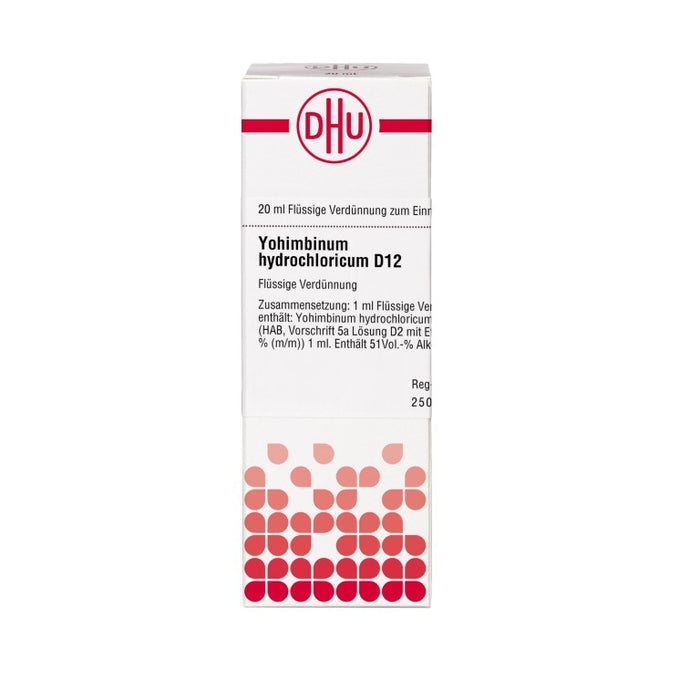 Yohimbinum hydrochloricum D12 DHU Dilution, 20 ml Lösung