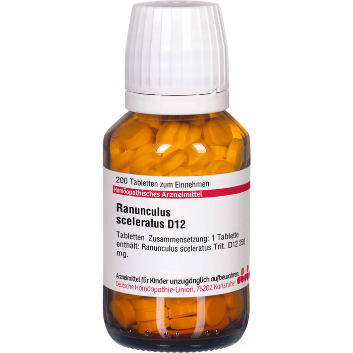 Ranunculus sceleratus D12 DHU Tabletten, 200 St. Tabletten