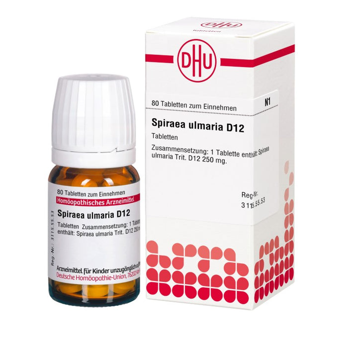 Spiraea ulmaria D12 DHU Tabletten, 80 St. Tabletten