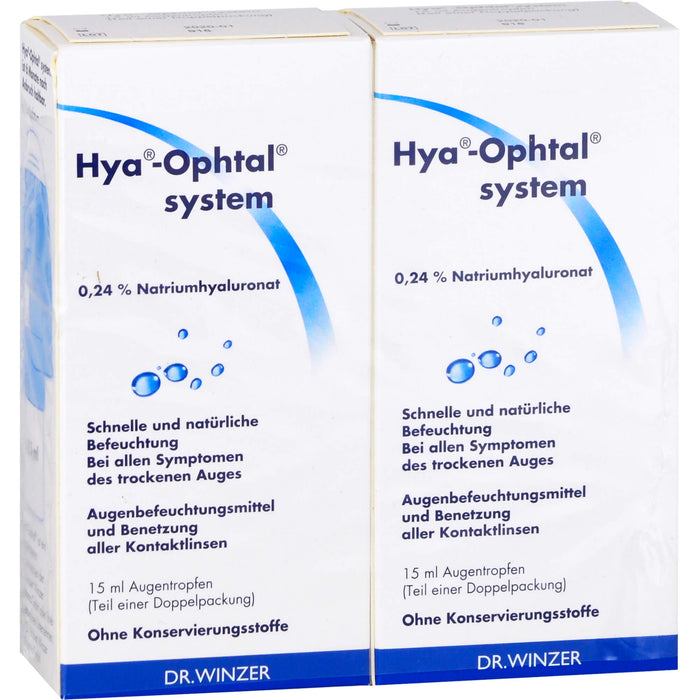 Hya-Ophtal system, 2X15 ml ATR