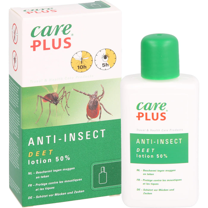 Care Plus Anti-Insect DEET Lotion 50%, 50 ml Lotion