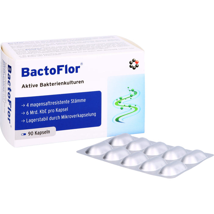 BactoFlor aktive Bakterienkulturen Kapseln, 90 pcs. Capsules