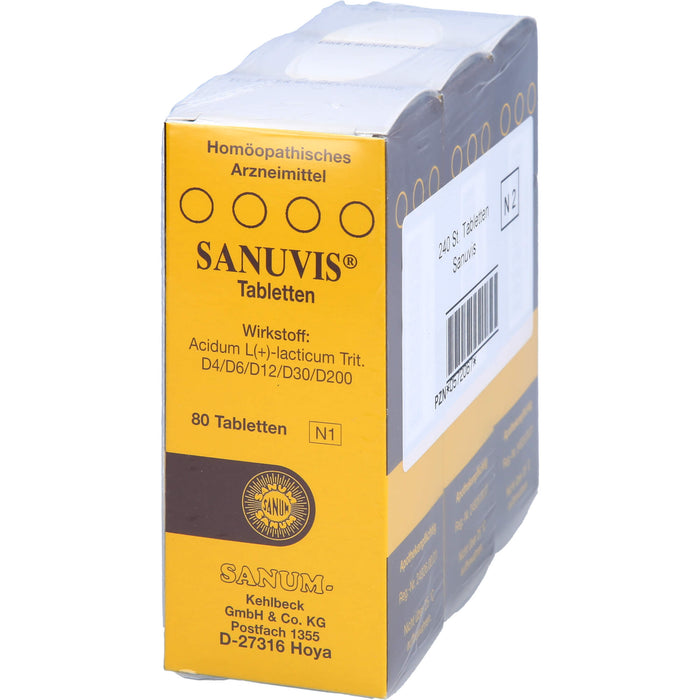 SANUM KEHLBECK Sanuvis Tabletten, 240 St. Tabletten