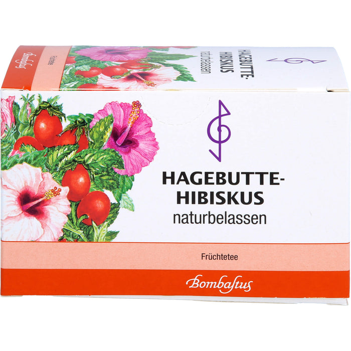 Bombastus Hagebutte-Hibiskus Früchtetee, 20 St. Filterbeutel