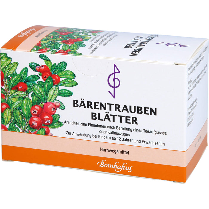 Bombastus Bärentraubenblätter Arzneitee, 20 pc Sac filtrant