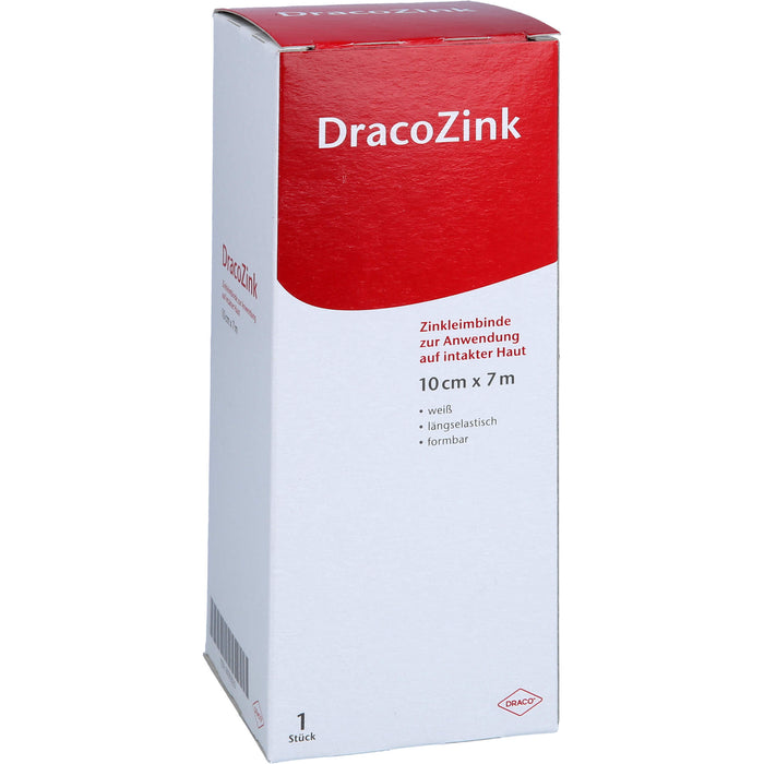 DracoZink Zinkleimbinde 10 cm x 7 cm, 1 pc Bandage