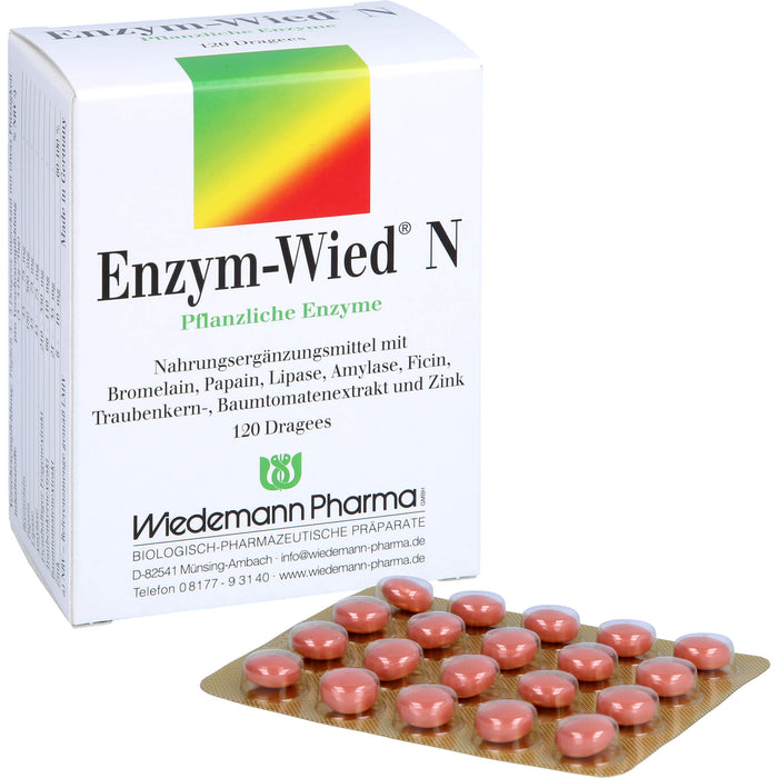 Enzym-Wied N natürliche Enzyme Dragees, 120 pc Tablettes