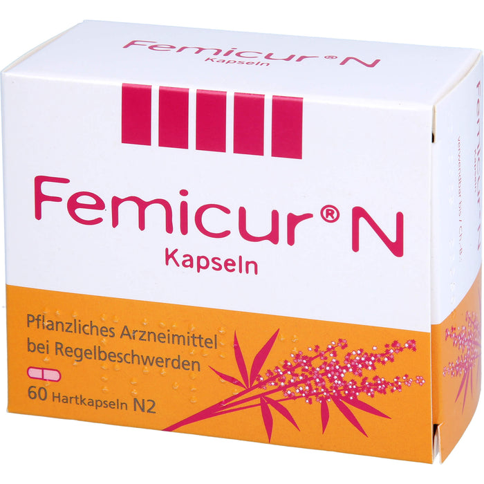 Femicur N Kapseln bei Regelbeschwerden, 60 St. Kapseln