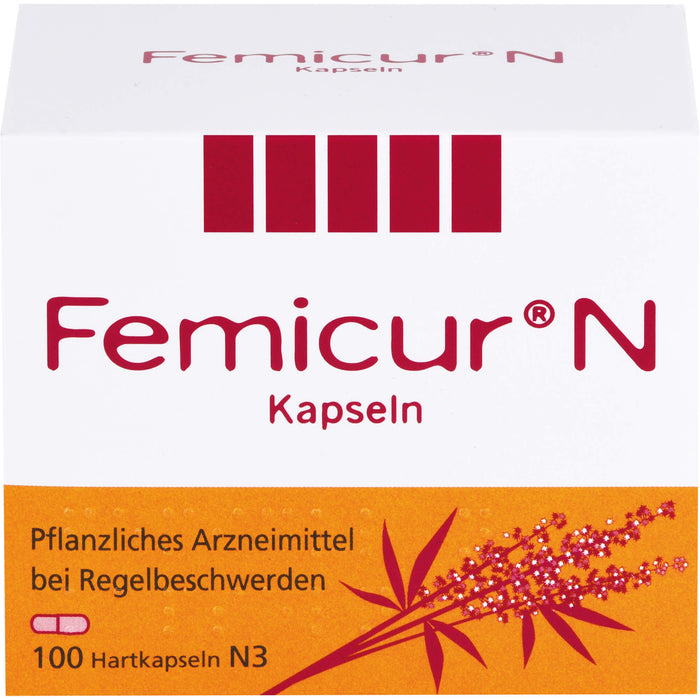 Femicur N Kapseln bei Regelbeschwerden, 100 pc Capsules