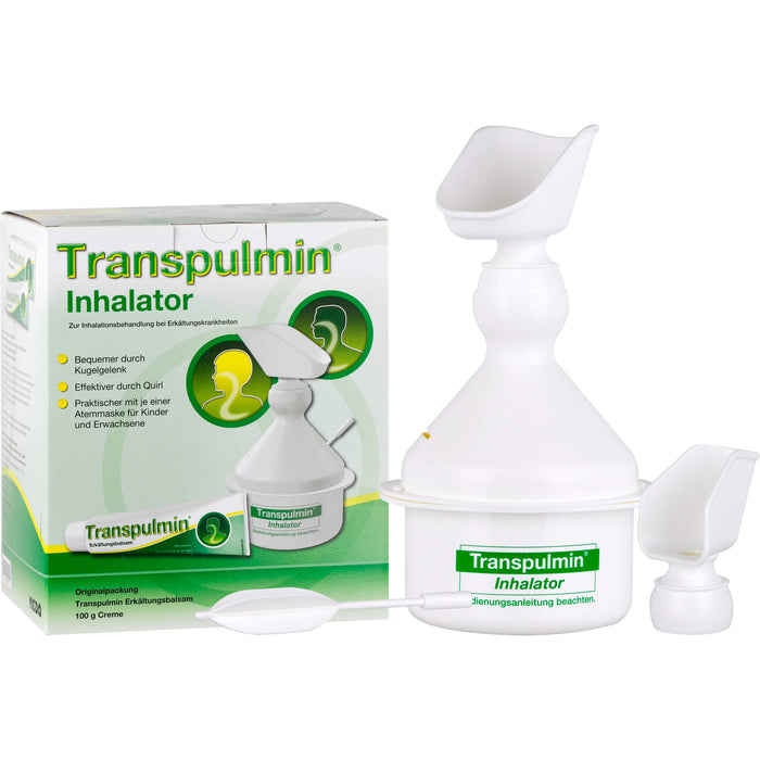 Transpulmin Erkältungsbalsam Creme mit Inhalator, 100 g Cream