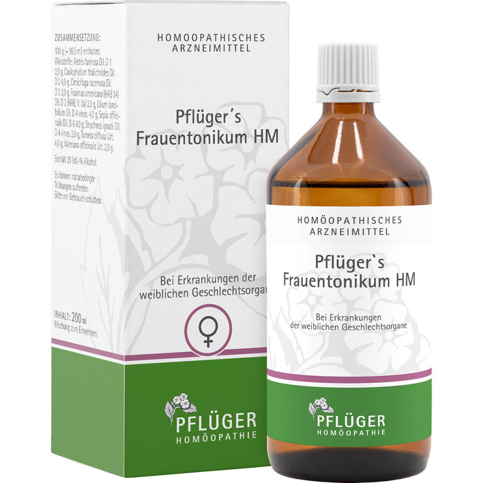 Pflüger's Frauentonikum HM Tropfen, 200 ml Solution