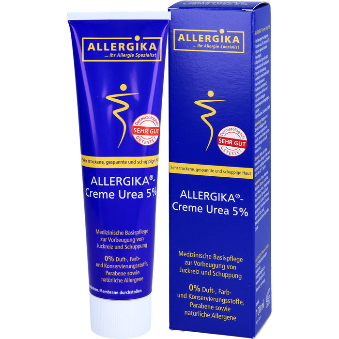 ALLERGIKA Creme Urea zur Vorbeugung von Juckreiz und Schuppung, 100 ml Creme