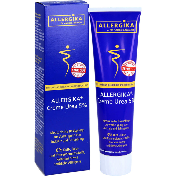 ALLERGIKA Creme Urea zur Vorbeugung von Juckreiz und Schuppung, 100 ml Creme