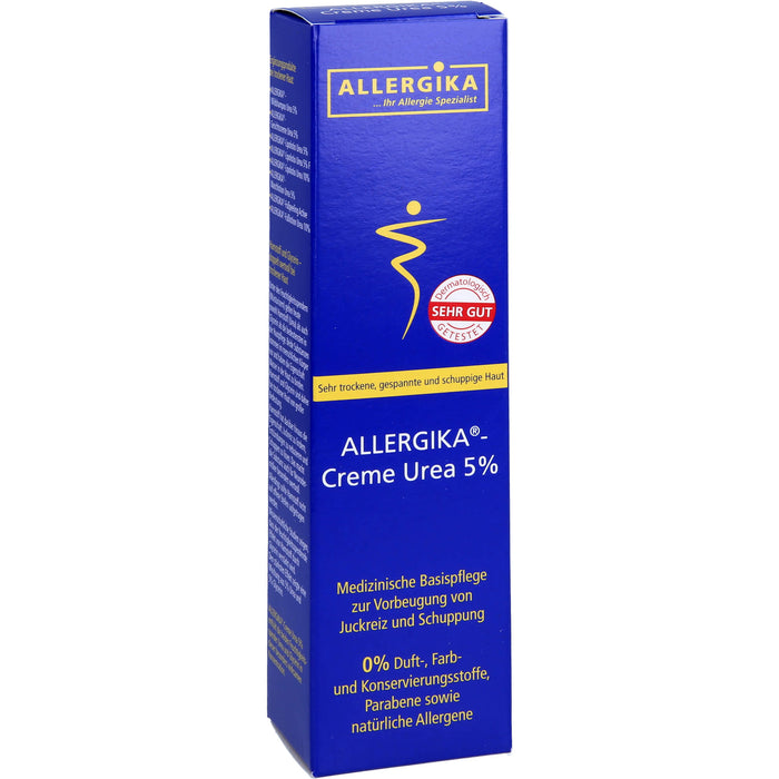 ALLERGIKA Creme Urea zur Vorbeugung von Juckreiz und Schuppung, 100 ml Creme