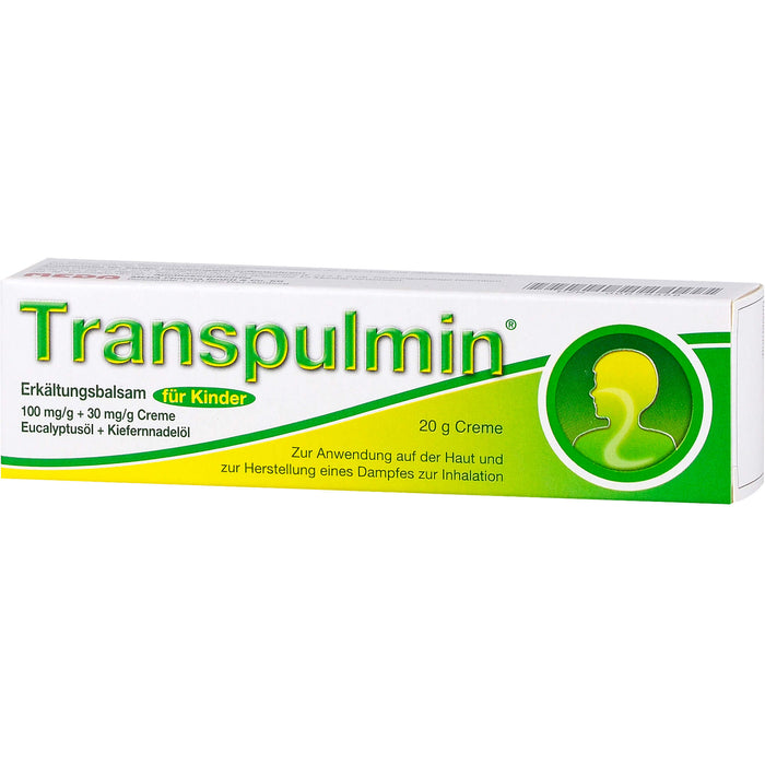 Transpulmin Erkältungsbalsam für Kinder, 20 g Crème