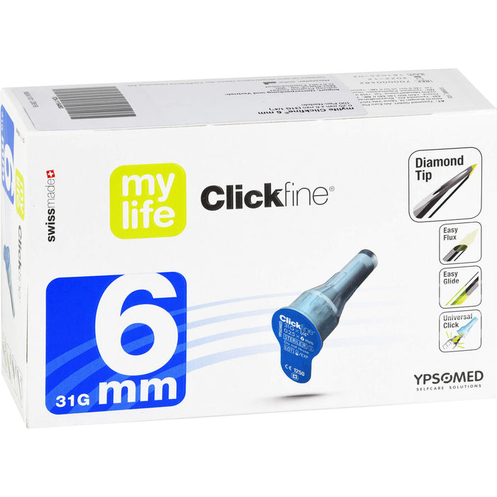 Mylife Clickfine 6mm Kanuelen, 100 St KAN