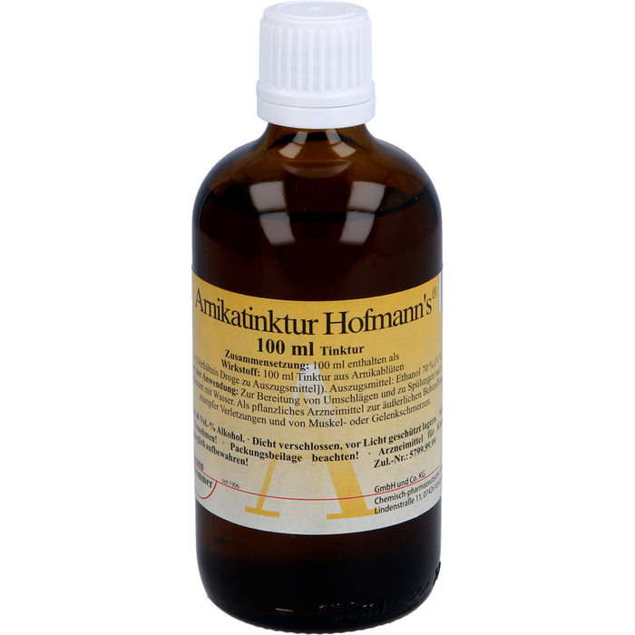 Arnikatinktur Hofmanns bei äußerlichen, stumpfen Verletzungen, 100 ml Solution