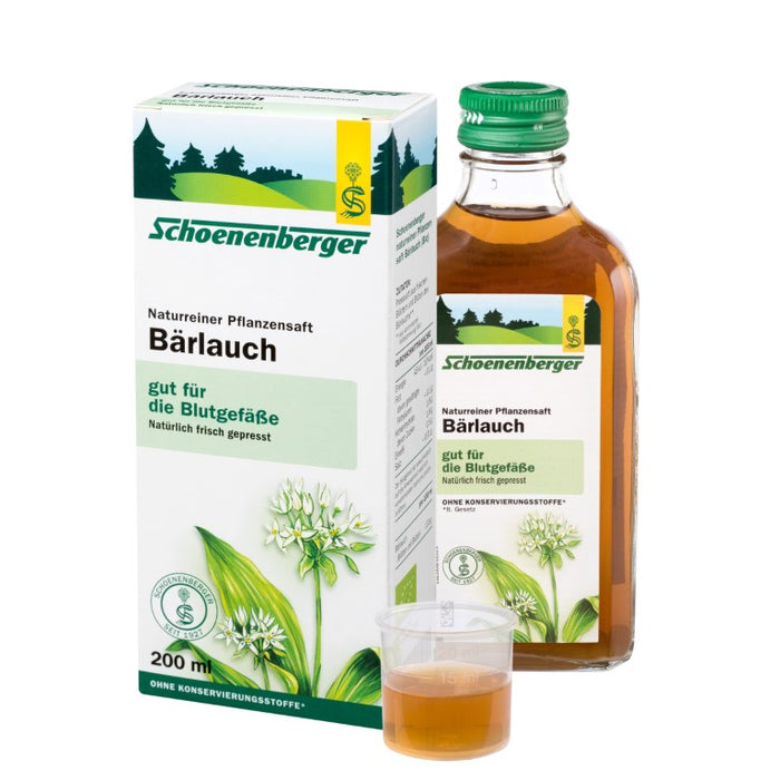 Schoenenberger Naturreiner Pflanzensaft Bärlauch, 200 ml Lösung