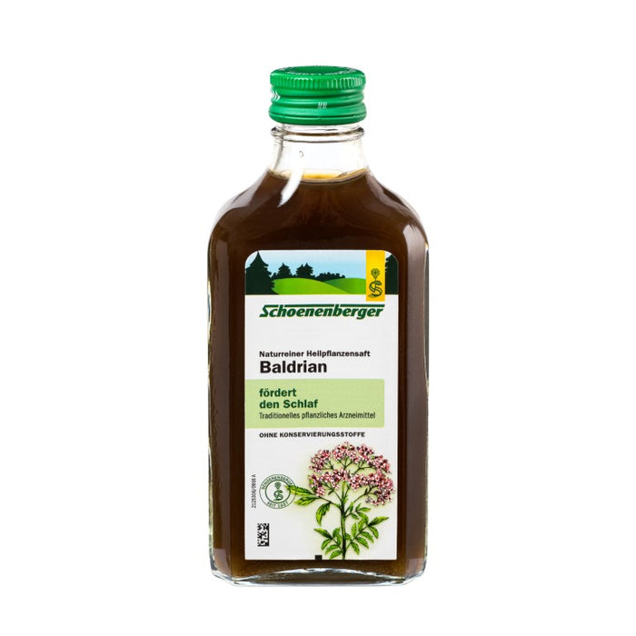 Schoenenberger naturreiner Heilpflanzensaft Baldrian fördert den Schlaf, 200 ml Solution