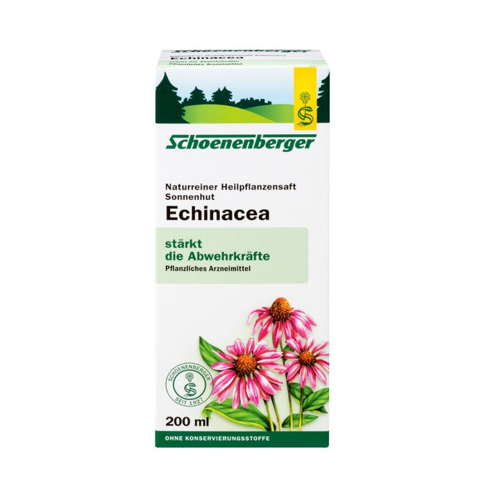 Schoenenberger Echinacea naturreiner Pflanzensaft Sonnenhut, 200 ml Solution