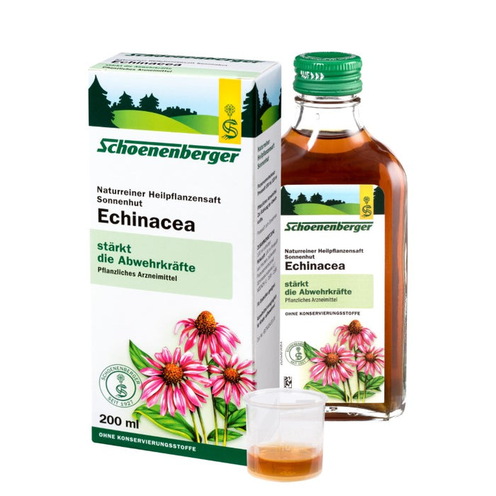 Schoenenberger Echinacea naturreiner Pflanzensaft Sonnenhut, 200 ml Lösung