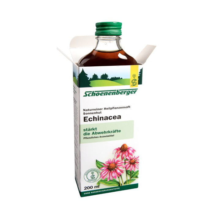 Schoenenberger Echinacea naturreiner Pflanzensaft Sonnenhut, 200 ml Lösung