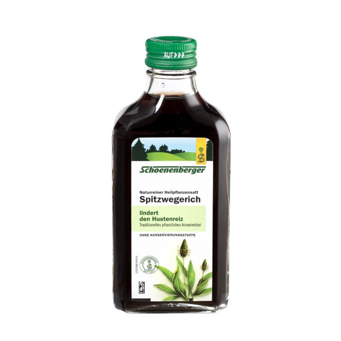 Schoenenberger Spitzwegerich naturreiner Heilpflanzensaft, 200 ml Lösung