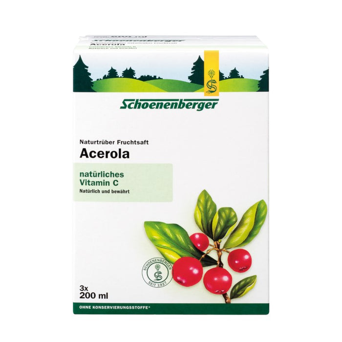 Schoenenberger naturtrüber Fruchtsaft Acerola, 600 ml Solution