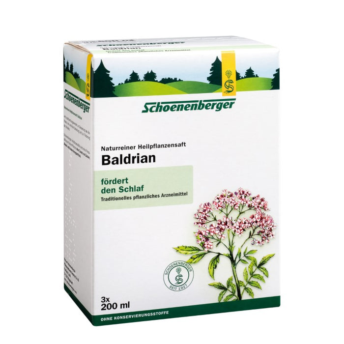 Schoenenberger Baldrian naturreiner Heilpflanzensaft, 600 ml Solution