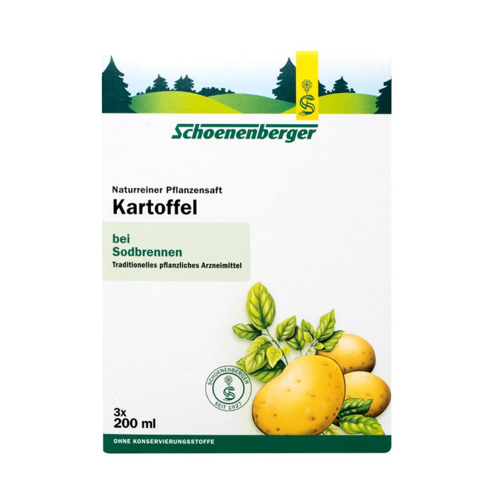 Schoenenberger Kartoffel naturreiner Pflanzensaft, 600 ml Lösung