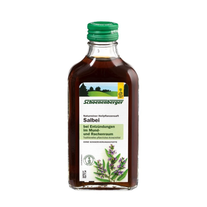 Schoenenberger Salbei naturreiner Heilpflanzensaft, 200 ml Lösung