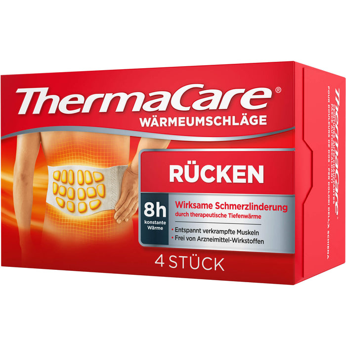 ThermaCare Wärmeumschläge bei Rückenschmerzen, 4 St. Pflaster