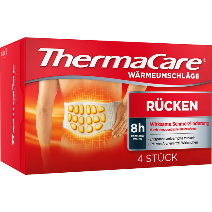 ThermaCare Wärmeumschläge bei Rückenschmerzen, 4 pc Pansement