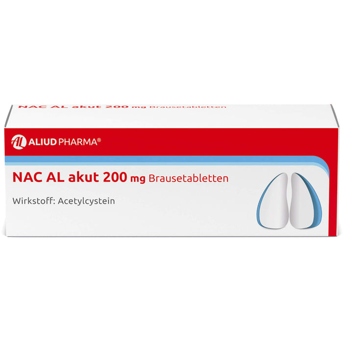 NAC AL akut 200 mg Brausetabletten zur Schleimlösung, 20 pcs. Tablets