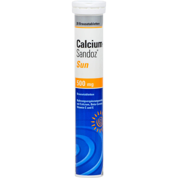 Calcium-Sandoz sun Brausetabletten, 20 pc Tablettes