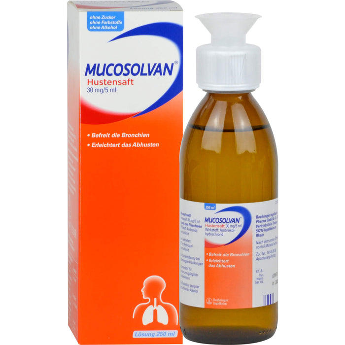 Mucosolvan Hustensaft, 250 ml Solution