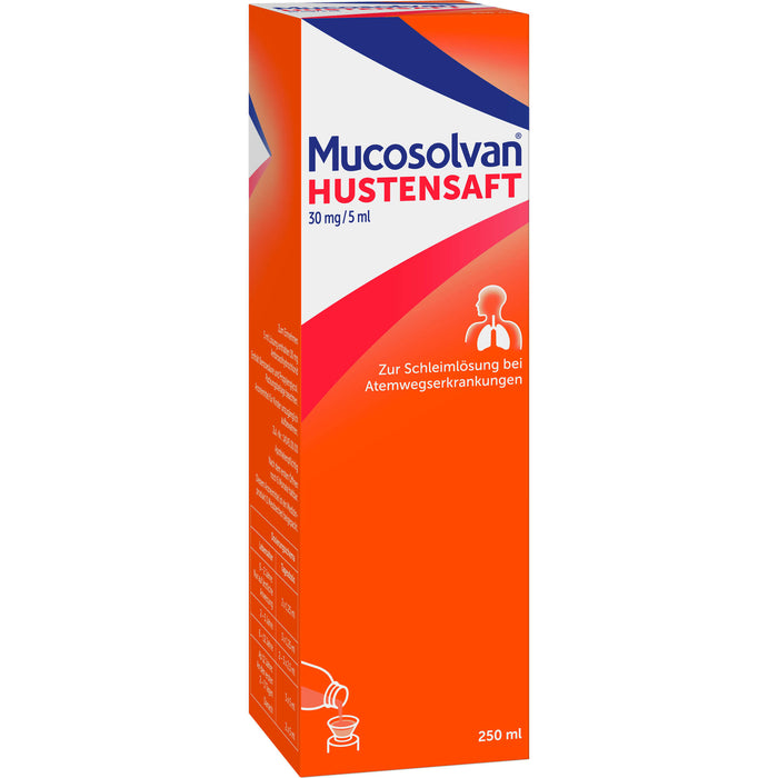 Mucosolvan Hustensaft, 250 ml Lösung