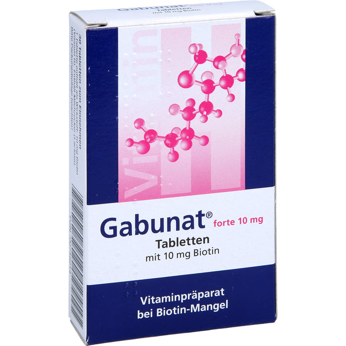 Gabunat forte 10 mg, Tabletten mit Biotin, 30 St TAB