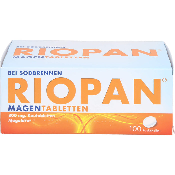 RIOPAN Magen-Kautabletten bei Sodbrennen, 100 pc Tablettes